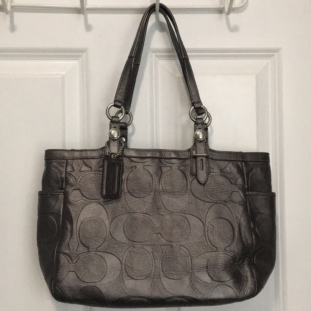 Dark Grey Coach Bag